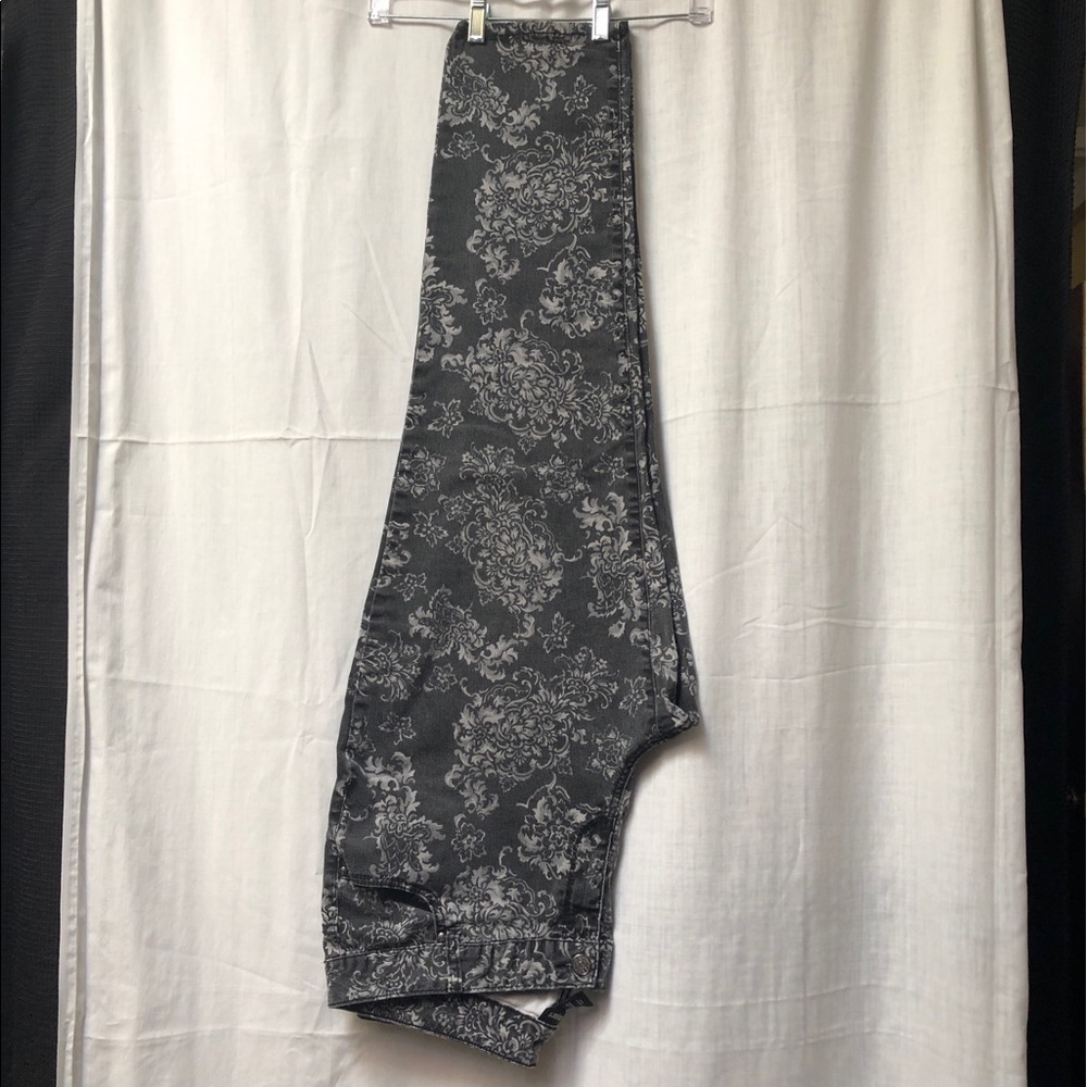 Lane Bryant beautiful floral print denim jeans.